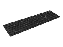 PORT Connect Clavier PC de bureau Bluetooth 5.0 azerty EXECUTIVE slim azerty prise EU noir