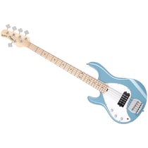 StingRay RAY5 Left-Handed Chopper Blue Sterling by Music Man
