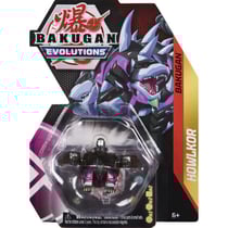 Bakugan évolutions : howlkor avec carte - boule noire - saison 4 - spin master 20138041