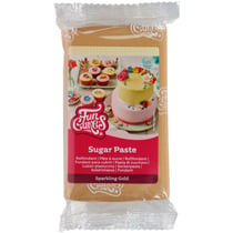 FunCakes Pâte à Sucre Sparkling Gold - 250 g