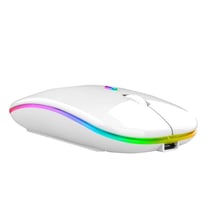 Souris Sans Fil Ergonomique Lumineuse 2400DPI USB Rechargeable Bluetooth YONIS