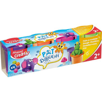 Pâte à modeler - 4 pots - 4 couleurs - Enfant - Dès 2 ans - Maped Creativ