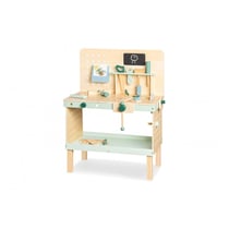 Etabli Jupp tilleul et MDF laqué clair et multicolore - Pinolino - Beige