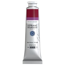 Peinture à l'huile - Extra-fine - Rouge grenat - 377 - Lefranc Bourgeois - 40ml