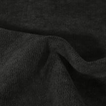 Tissu Jacquard d'ameublement Ultraclean uni Noir