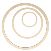 3 cercles en bois - Artemio