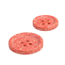 Lot de 6 boutons écorces de riz rouge
