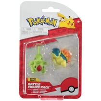 Coffret 2 pokemon battle figure embrylex + hericendre - pokemon - figurine action - bandai
