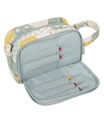 Pochette de rangement à crochet – Motif Abeille Patchwork – Hobby Gift (11,5 x 20,5 x 13 cm) Multicolore