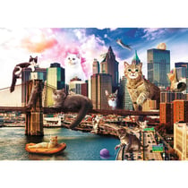 Puzzle 1000 pièces - Kittens in New York - Trefl