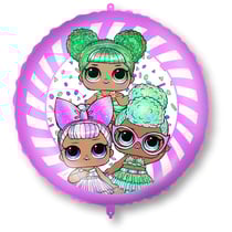 Ballon Aluminium Hélium - LOL Surprise Rose Ø 46 cm