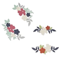 Matrices de découpe - Coins floraux - 10 dies Thinlits - Sizzix