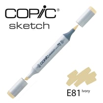 Copic - Marqueur à l'alcool Copic Sketch E81 Ivory