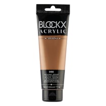 Peinture acrylique - Bronze - 058 - BLOCKX Artist - Qualité beaux-arts - Tube 120ml