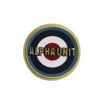 Ecusson  sport alpha unit 4,7cm x 4,7cm