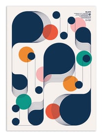 Affiche 30 x 40 cm - Blues - Posterlad