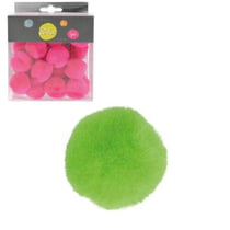 Lot de 25 petits pompons 3cm Vert