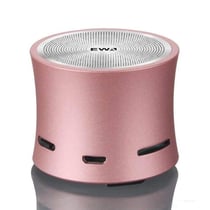 Mini Enceinte Bluetooth Portable Haut-Parleur Métallique USB MP3 Son Pure Super Bass Rose YONIS