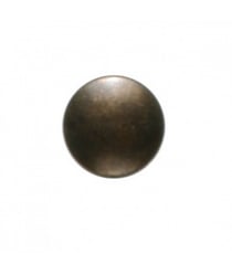 Carte de 2 boutons Antique bronze 15mm - Distrifil Marron