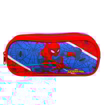 Trousse scolaire 2 compartiments Spiderman Bleu - BAGTROTTER
