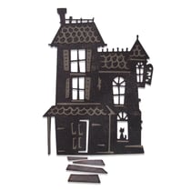 Gabarit de découpe pour machine Sizzix Tim Holtz Thinlits - Hanté - 3 pièces