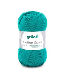 Fil à tricoter COTTON QUICK UNI - Gründl - PPSC - certifié Oeko-Tex 90 Vert