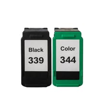 Pack de Cartouches Compatibles HP 339 344 pour Imprimantes Deskjet 5740 à 9868 & OfficeJet 6300 à 7413 & PhotoSmart 2570 à D5155