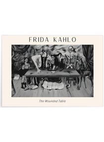 Affiche Frida Kahlo «The Wounded Table» | A3 : 29,7x42cm