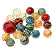 Filet de 20 billes 16 mm + 1 calot 25 mm spider - série collector - kim play - jeu de recreation, adresse