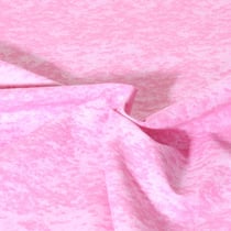 Tissu Popeline de Coton effet marbré Pietra uni Rose bonbon