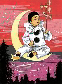 Canevas antique Etoiles magiques 40x50cm