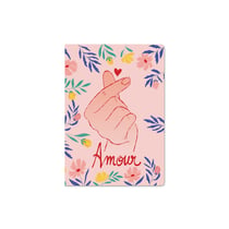 Carnet souple A6 - A fleur de peau Amour - Hirondelles & Cie