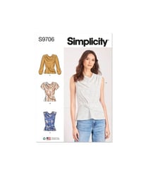 Patron Simplicity 9706 - Haut du 36 au 54 FR taille n°FR 36-44