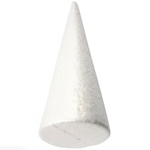 Cône en polystyrène - 25 cm