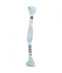 Fil à broder mouliné Uni - Rico Design 138 Bleu