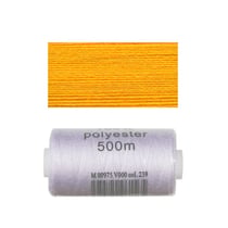 Bobine 500m fil polyester Or
