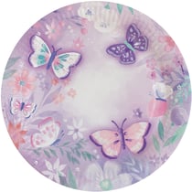 8 Assiettes Papillon Vintage