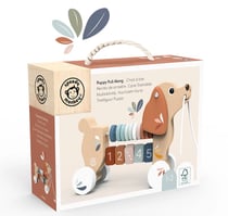 Jouet à bascule Mon Chiot a tirer en bois - Beige - Speedy Monkey