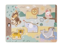 Puzzle Sonore en Bois Animaux