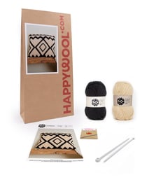 Kit Tricot Coussin Tipi BICHE TU