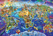 Puzzle 2000 pièces - Crazy World - Eurographics