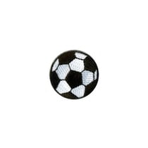 Lot de 3 écussons thermocollants ballon de foot 5cm