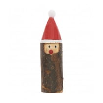 Figurine elfe noel en bois 2.5 x 9.5cm - Rico Design - Rouge
