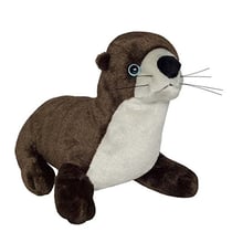Peluche loutre des rivieres 29 cm - wild planet - k7977