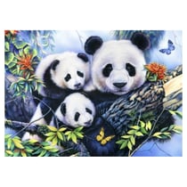 La Famille Panda – 1000 pièces - Bluebird Puzzle