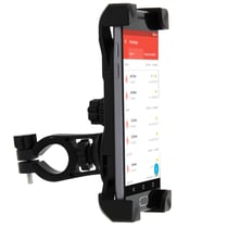 Avizar Support Smartphone pour vélo et VTT - Accroche sécurisée Noir
