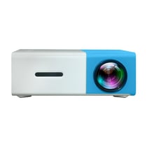 Videoprojecteur LED Portable Mini Home Theater Avec Télécommande 400 Lumens Bleu YONIS