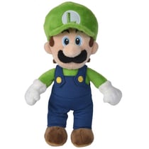 Peluche luigi 31 cm - plombier - nintendo - peluche licence super mario