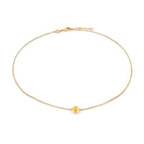 Collier Aurora en pierre Citrine
