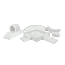 Grand ensemble blocs en mousse blanc